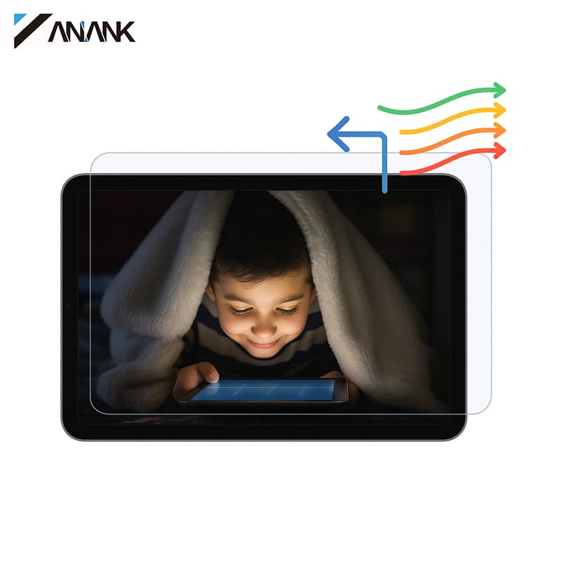 ANANK 2.5D Anti-Blaulicht - Anti-Blue-Light Transparent - Panzerglas für iPad Pro 13" (2024/2025)