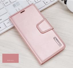 Samsung Galaxy Z Fold3 - Custodia flip Hanman Mill con 3 scomparti per carte, oro rosa – Bild 3