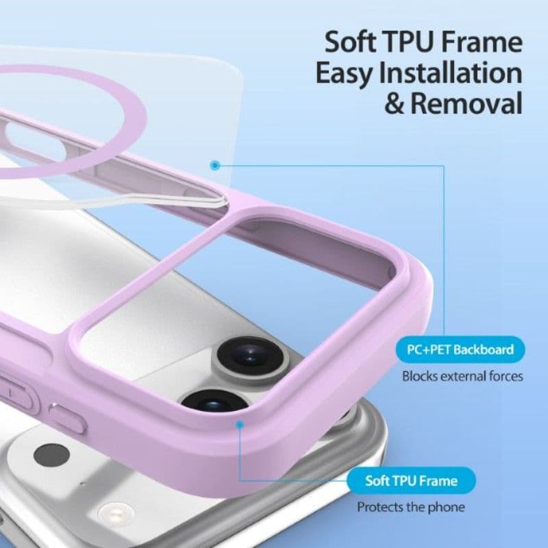 Apple iPhone 17 Pro - Dux Ducis Skin X Pro Series Pink – 3