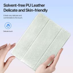 iPad Pro 13 (2024) - Dux Ducis Unid Series, étui à rabat relevable, vert – Bild 5