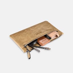 iPad Mini 4 - Custodia con cerniera in pelle iCarer - Marrone (IB013-80755-3 BN) – Bild 5