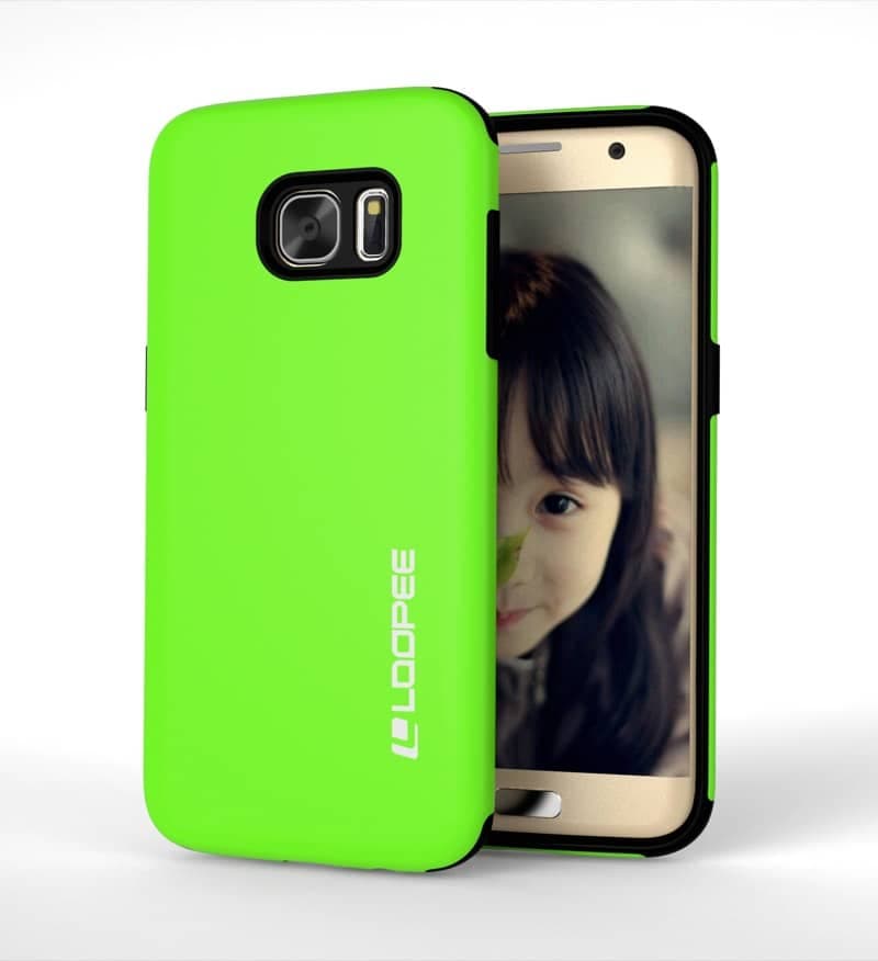 Samsung Galaxy S7 Edge - Loopee Shock Proof Commander Series vert – 2