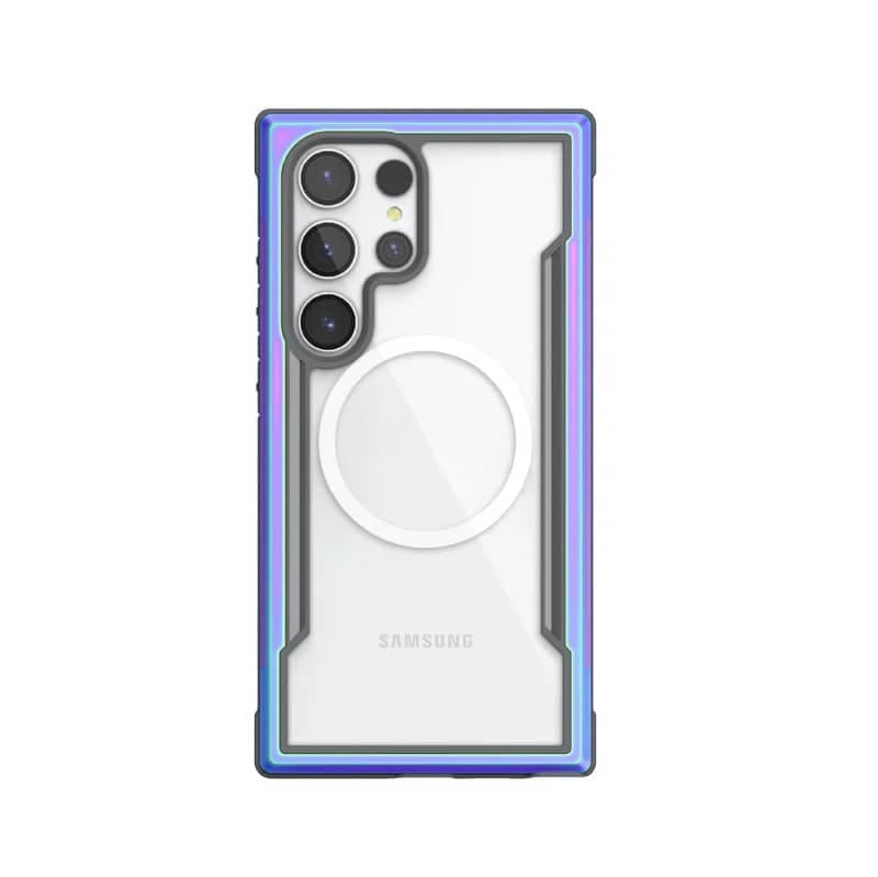 Samsung Galaxy S25 Plus - Raptic Defence SHIELD con funzione Magsafe, iridescente