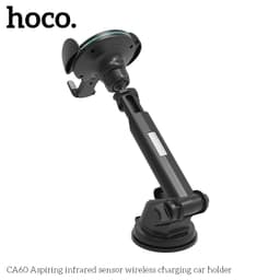 Hoco CA60 Aspiring infrared sensor wireless charging car holder, schwarz – Bild 3