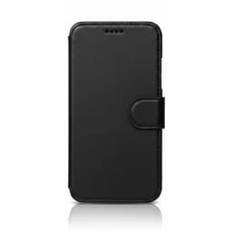 iPhone X/Xs - iCarer Genuine Leather Flip Case (RIX12-BK) schwarz – Bild 1
