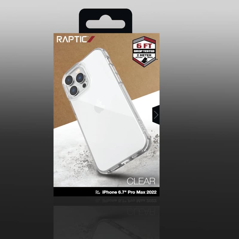 iPhone 14 Pro Max - Raptic Clear case transparent – 3