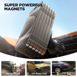 Joyroom - Magnetic car cell phone holder for air vents, black (JR-ZS406) – Bild 2