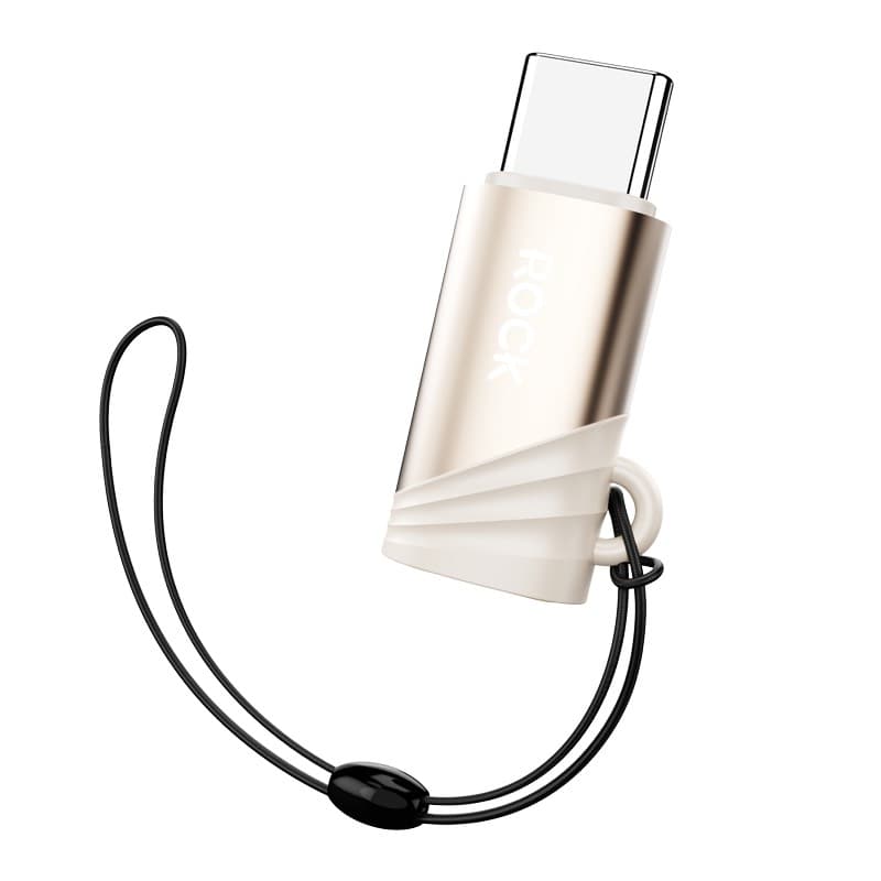Rock - RCL0016 Adapter Lightning weiblich auf USB-C männlich Adapter – 3