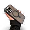 iPhone 16 Plus - MagSafe Stand case with camera protection, black, matt