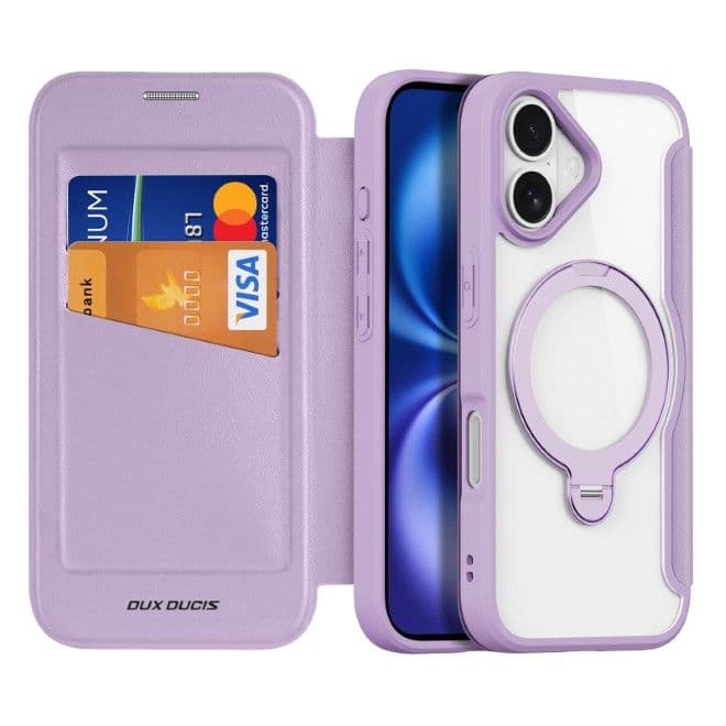 iPhone 17 - Dux Ducis Skin X Pro Series Hülle mit MagStand, Violett – 2