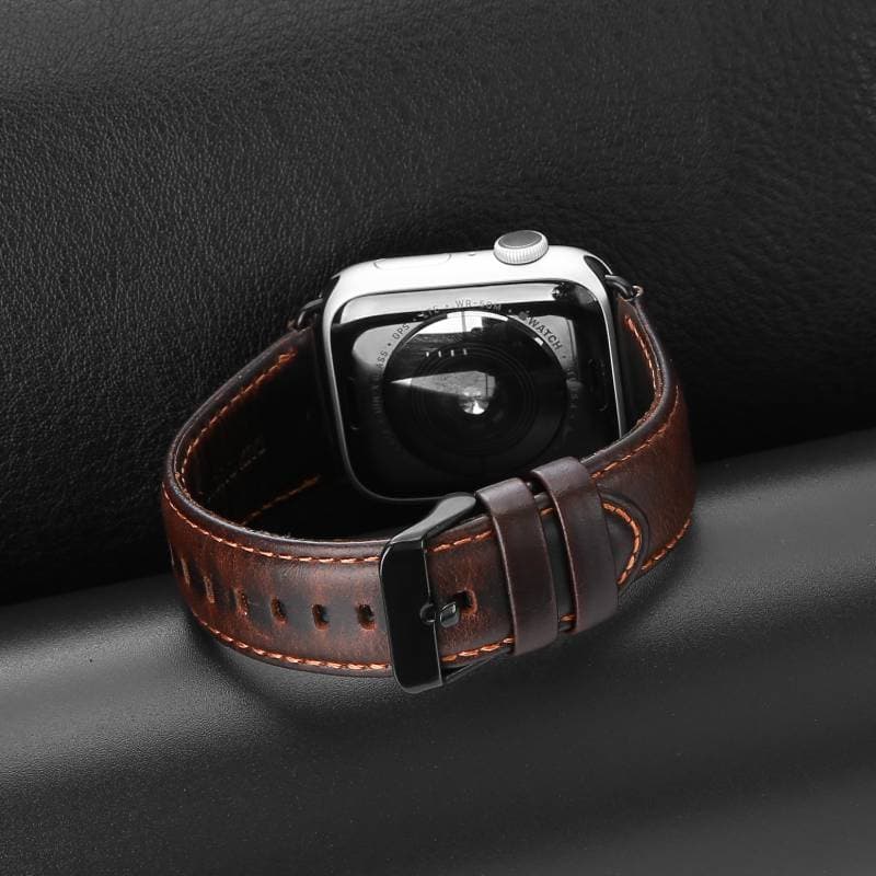 Apple Watch - DUX Business Strap (38-42mm), Dunkelbraun – 4