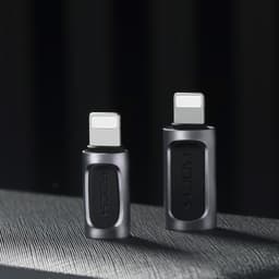 Rock - RCB0605 - Type-C auf Lightning Adapter, vielseitig kompatibel, Schwarz – Bild 3