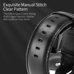 Apple Watch - Sangle DUX Business - 38mm/40mm/41mm/42mm (10ème génération), Noir – Bild 9