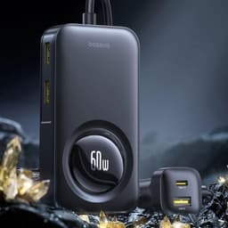 Baseus - Chargeur de voiture PrimeTrip 6-en-1, 105W Fast Charging, noir – Bild 2