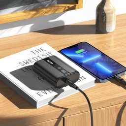 Hoco - Q3 Pro Powerbank 10000mAh, 22.5W+PD20W, black, compatible with smartphones and tablets, black – Bild 8