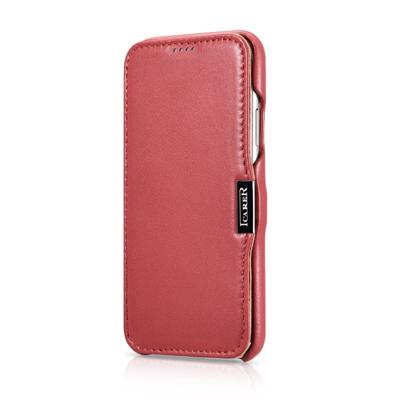 iPhone X/XS - iCarer Luxury Series Flip Case Rot RIX02 – 3