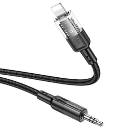 Hoco UPA27 Câble de conversion audio numérique / AUX vers Lightning, noir – Bild 2