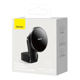 Baseus - Big Energy - Caricabatterie da auto senza fili con supporto, nero (WXJN-01) – Bild 5
