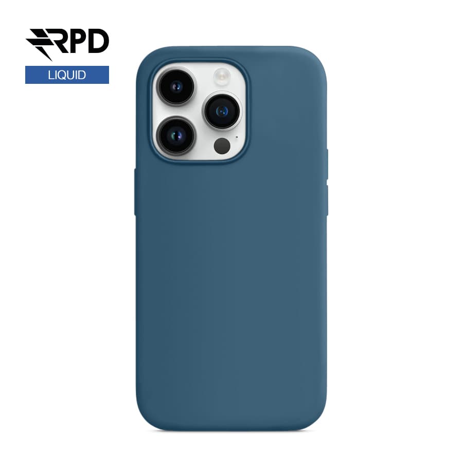 iPhone 13 - Silicone Case Blue jay (dunkelblau), Liquid (Magsafe-Version)
