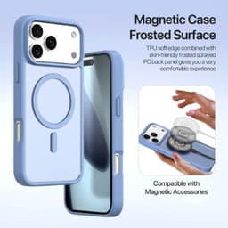 iPhone 17 Pro - Dux Ducis Lawa Premium Tasche Hellblau – Bild 6