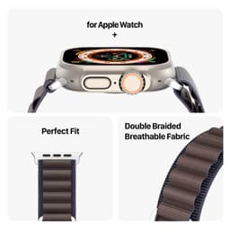 Apple Watch - Cinturino DUX versione GS - 38mm/40mm/41mm/42mm(10.Gen) Blu scuro – Bild 9