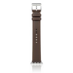 Apple Watch - Cinturino in pelle (38/40/41 mm) - Grigio con fibbia argentata – Bild 1