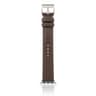 Apple Watch - Cinturino in pelle (38/40/41 mm) - Grigio con fibbia argentata
