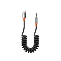 McDodo - USB-C to 3.5mm Male, Audio Connection Cable, 1.8m, Schwarz – Bild 1
