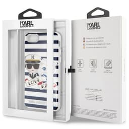 iPhone 7/8/SE2020/SE2022 - Karl Lagerfeld Captain Cat Backcase KLHCP7KSS, rayé – Bild 4
