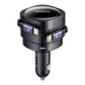 Baseus Enjoyment Max Car Charger - 60W Dual USB-C Retractable Cable, Rotatable Design - Black