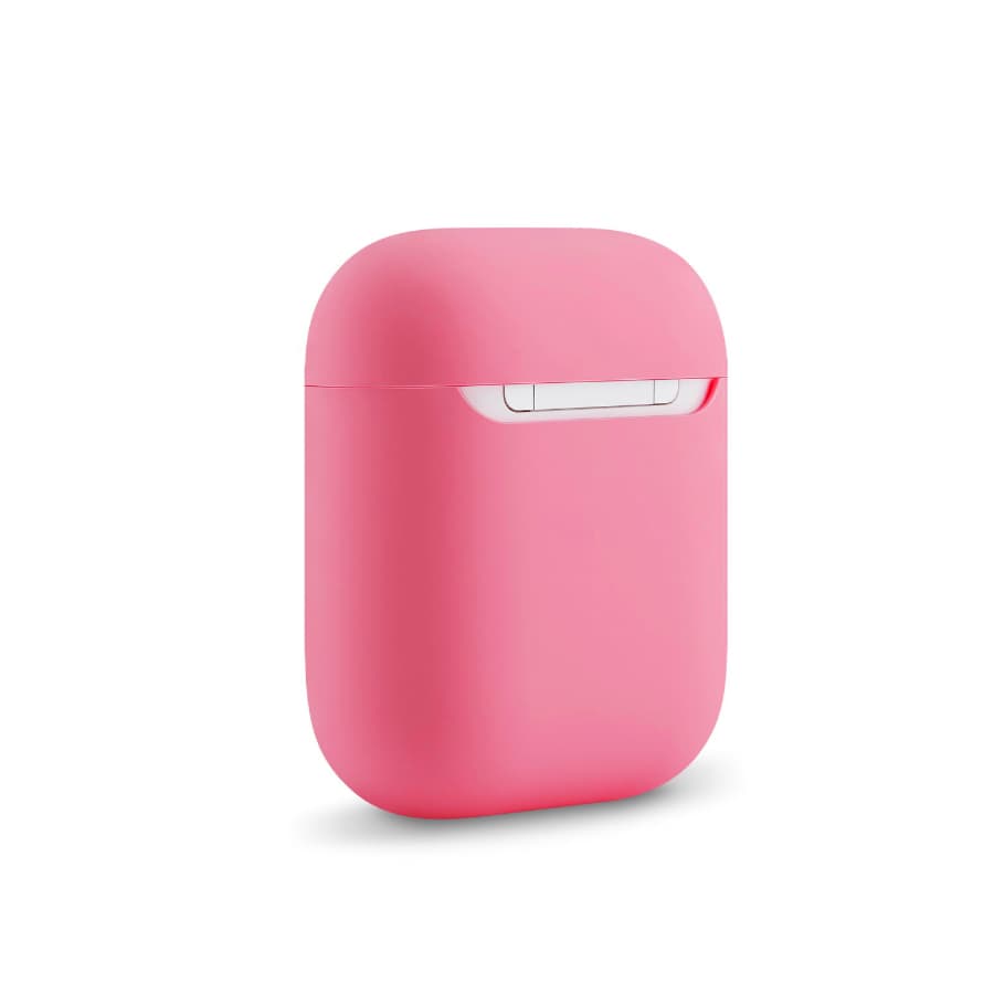 Airpods 1+2° generazione - Custodia in silicone da appendere rosa