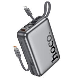 Hoco Q39 Eminente 22.5W + PD20W Powerbank avec câble, 20000mAh, gris foncé – Bild 1