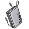 Hoco Q39 Eminente 22.5W + PD20W Powerbank avec câble, 20000mAh, gris foncé