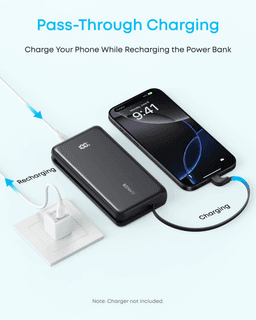 Anker - Zolo Portable Powerbank, 22.5W, 20000mAh, USB-C, black – Bild 5