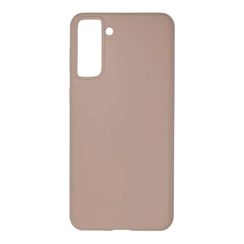 Samsung Galaxy S21 Plus - Custodia posteriore in silicone, rosa sabbia