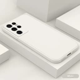 Samsung Galaxy S21 FE 5G - Custodia in silicone bianco – Bild 1