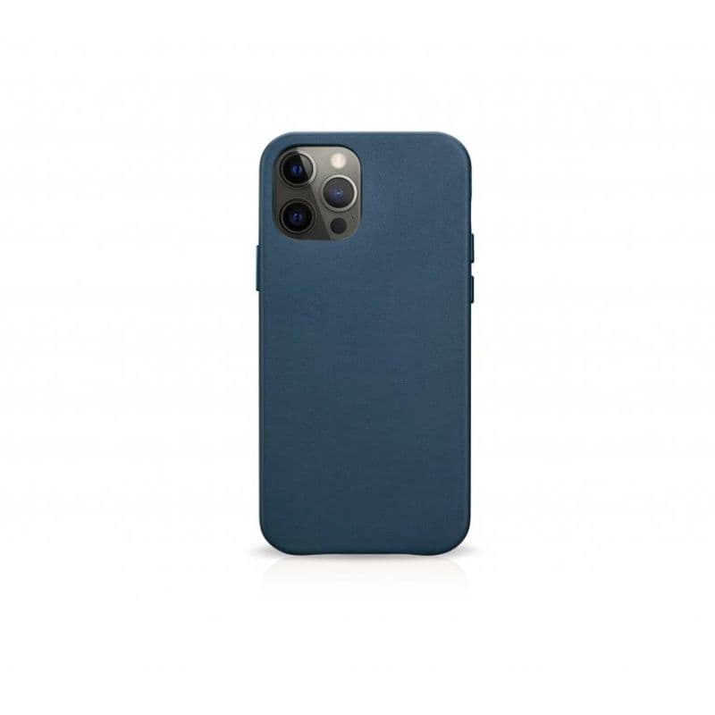 iPhone 12 Mini - iCarer - Étui en cuir turquoise (RIX1205-BU) – 2