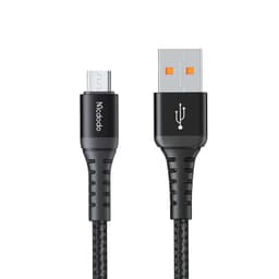 McDodo - Cavo di ricarica e dati da USB-A a Micro-USB, 0,2 m, nero – Bild 1