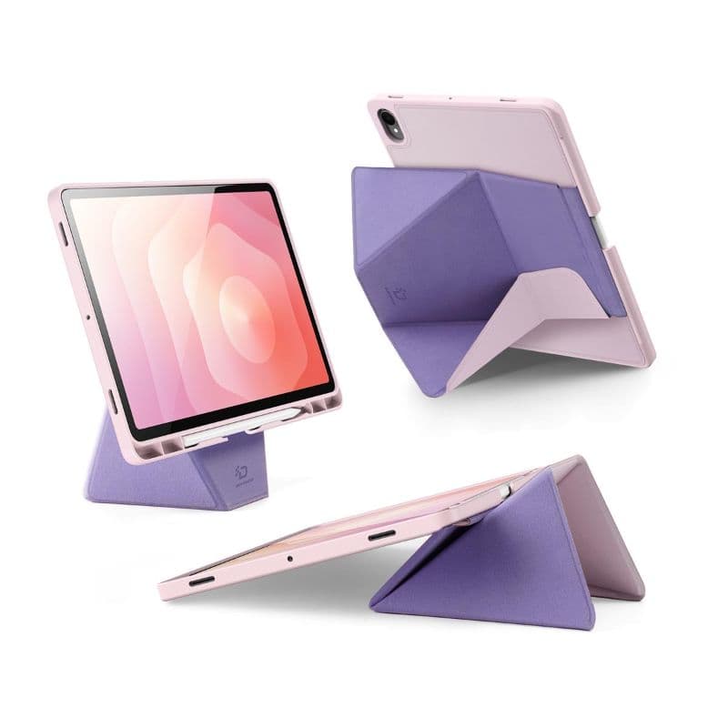 Samsung Galaxy Tab S11- Dux Ducis Vers Series, aufstellbares Flip-Etui, Pink