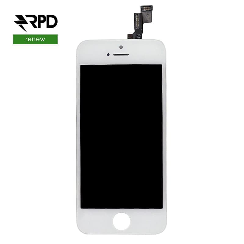 LCD für iPhone 5S / SE 2016 Frontglas / LCD weiss original, renewed