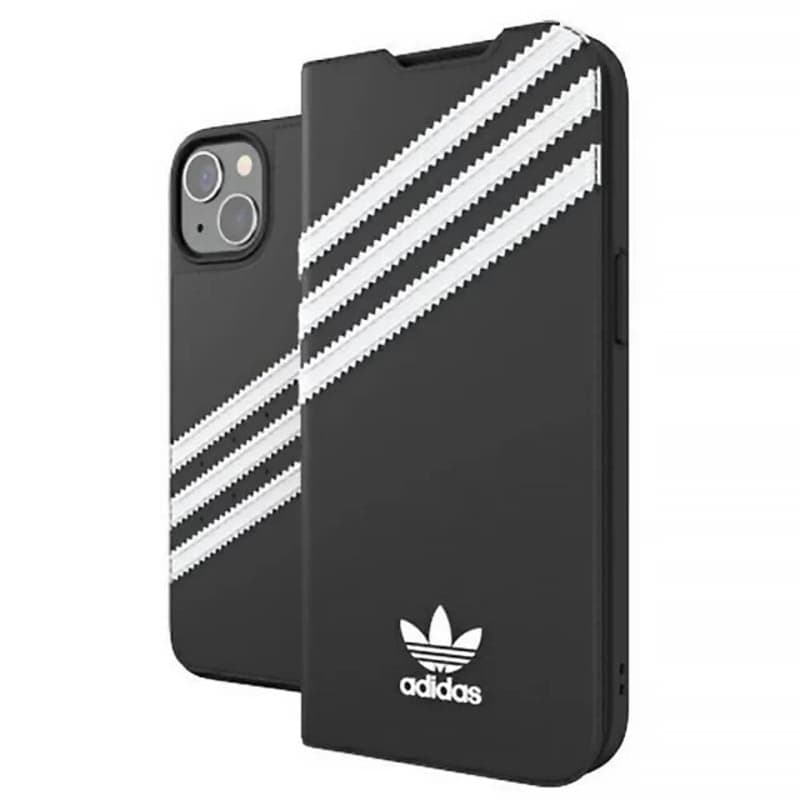 iPhone 13 Pro Max - Adidas Booklet Case Schwarz - Flip Case
