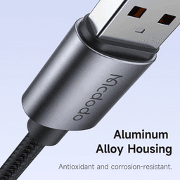 McDodo -USB-A auf USB-C Ladekabel mit Ladelämpchen, 1.2m, Schwarz – Bild 5