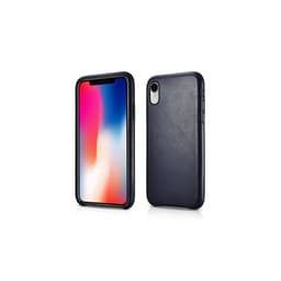 iPhone XR Original Real Leather Back Cover blue iCarer(No Logo) – Bild 2