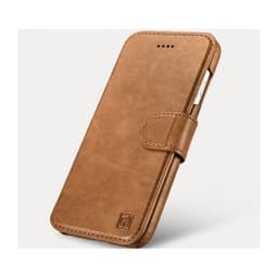 iPhone 7 Plus / 8 Plus - iCarer étui en cuir véritable détachable 2 en 1 Mobile Phone Wallet Folio marron – Bild 2