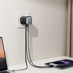 Joyroom - Caricabatterie GaN da 65W con cavo retrattile, nero (UE) (JR-TCL02) – Bild 8