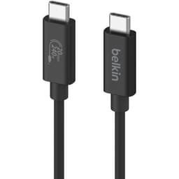 Belkin - USB-C to USB-C (USB-4), 240W, 20Gbps, 4K 60Hz, 2m, Schwarz – Bild 3