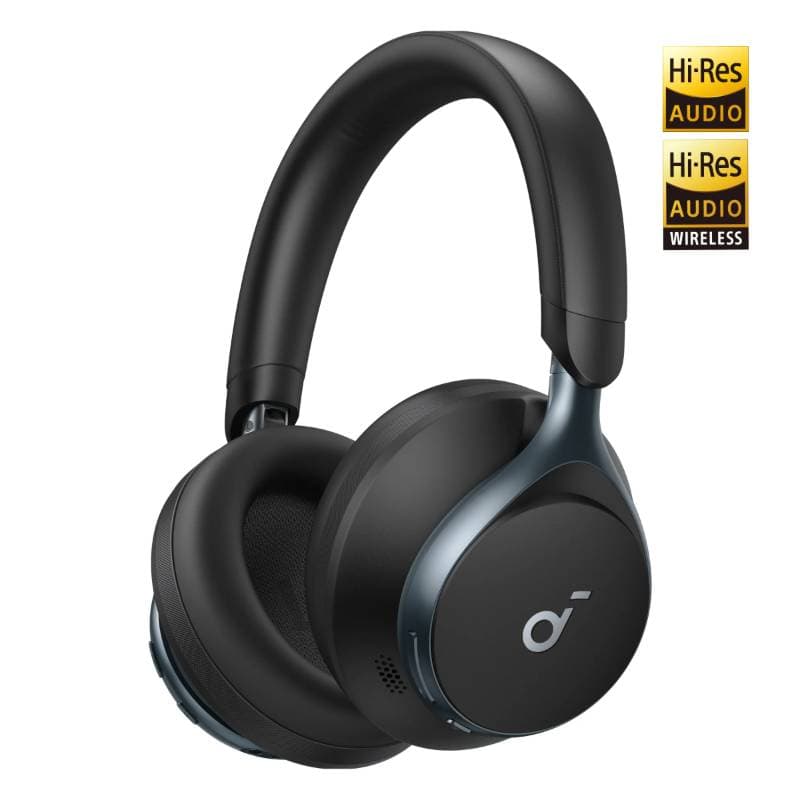 Anker Soundcore Space One - NoiseCanceling Headphones - USB-C - 40H Playtime - Black