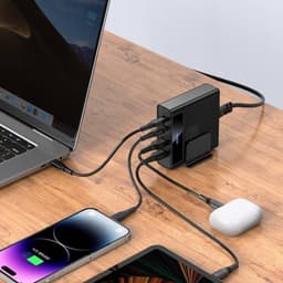 Mcdodo - 100W 4 Port, Schnellladestation , Schwarz – Bild 2