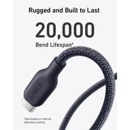 Anker - 544 da USB-C a USB-C - 240W - 1,8M - BioBraided - Nero – Bild 4