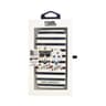 iPhone X / XS - Karl Lagerfeld with cat flip case KLFLBKPXKSS, striped